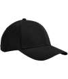 BB821B B821B Beechfield EarthAware® Junior Classic Organic Cotton 6 Panel Cap Black colour image